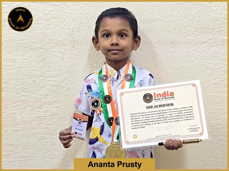 Ananta Prusty - IBR Achiever