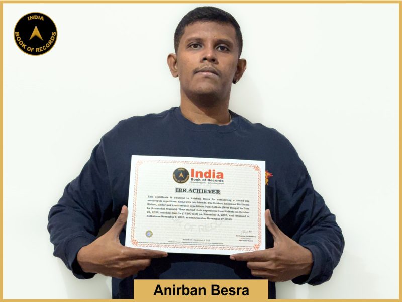 Anirban Besra - IBR Achiever