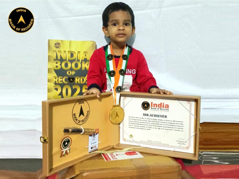 Anvi Rout - IBR Achiever - India Book of Records