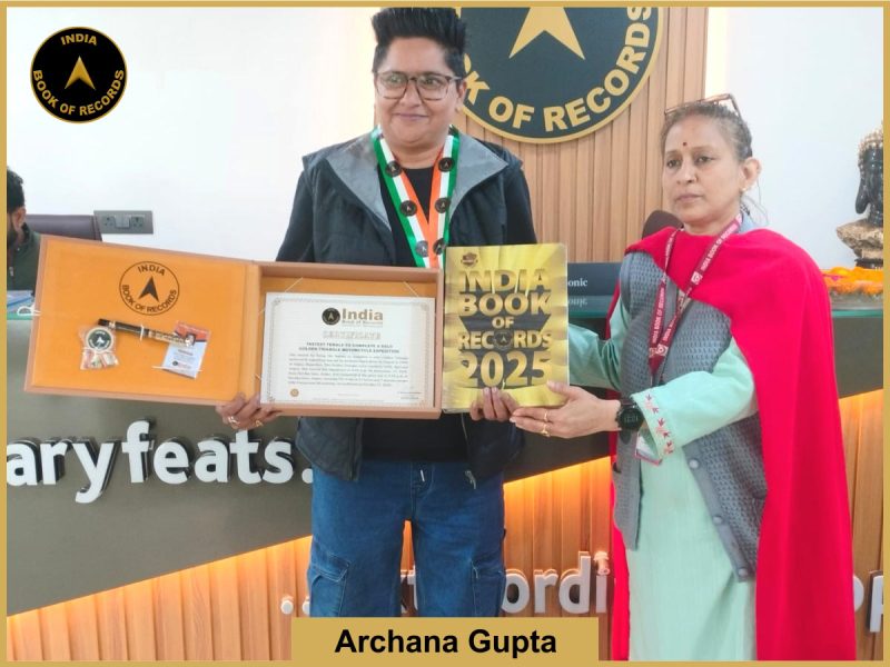 Fastest female to complete a solo Golden Triangle motorcycle expedition