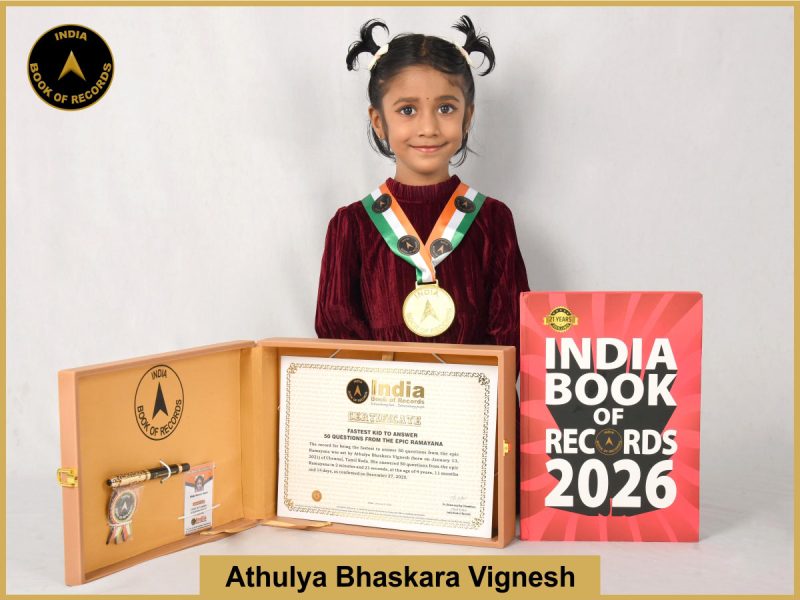 Fastest kid to answer 50 questions from the epic Ramayana