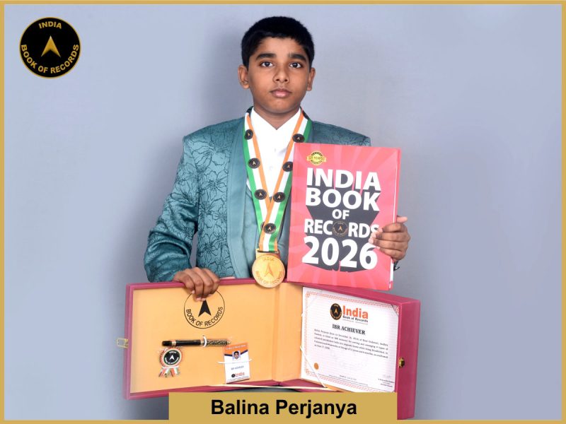 Image of Balina Perjanya with IBR Achiever Certificate.