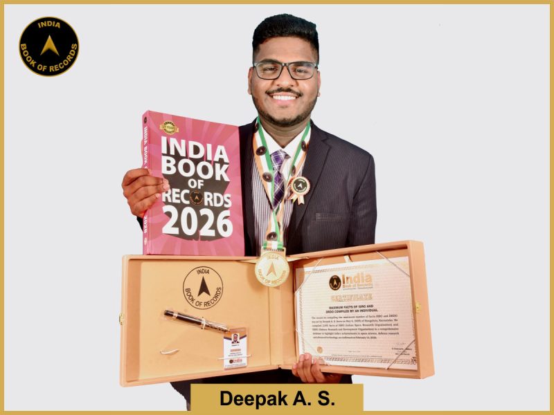 Image of Deepak A S, Maximum facts of ISRO and DRDO compiled by an individual.