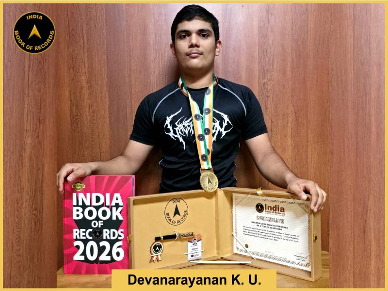Image of Devanarayanan K U, Maximum jump squats performed by a teen in 30 seconds.