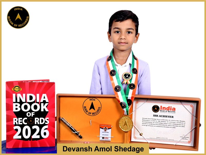 Devansh Amol Shedage - IBR Achiever
