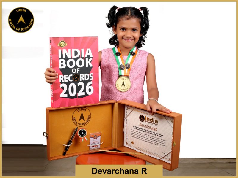 Image of Devanrchana R, Maximum questions on space and the solar system answered in one minute by a child.