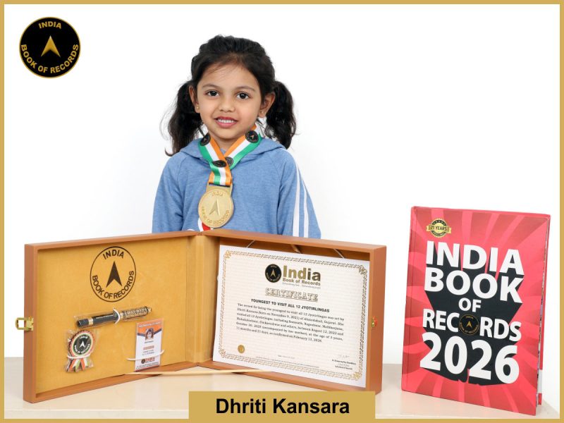 Image of Dhriti Kansara, Youngest to visit all 12 Jyotirlingas