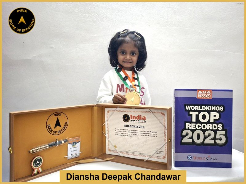 Diansha Deepak Chandawar - IBR Achiever