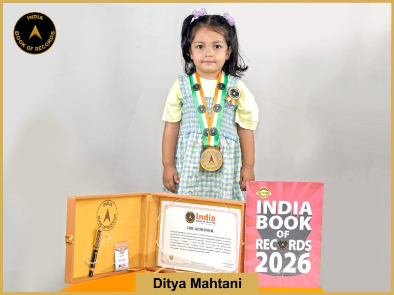 Image of Ditya Mahtani with IBR Achiever certificate.