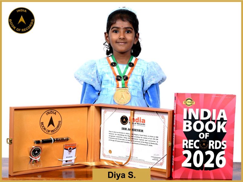 Image of Kiyan Mandal with IBR Achiever certificate.