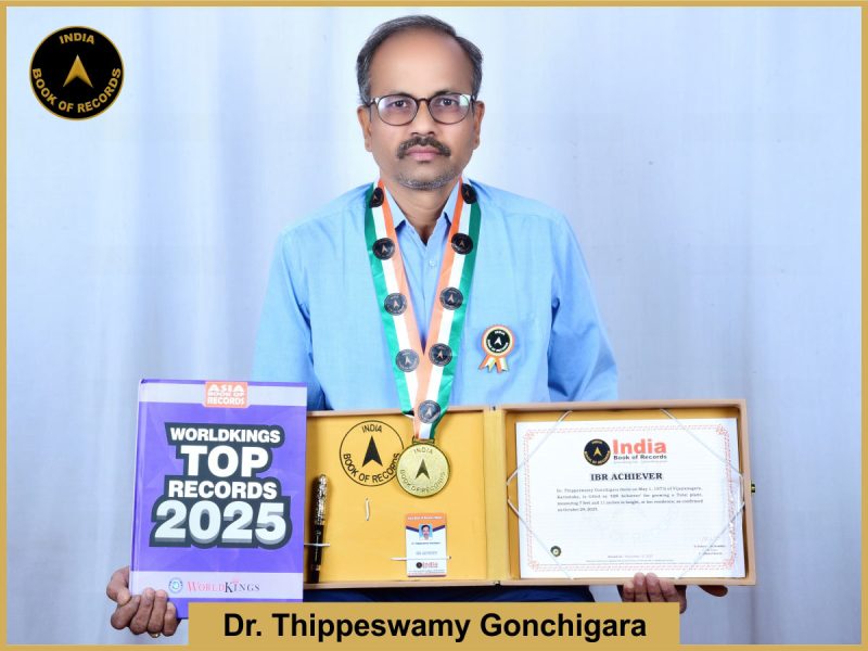 Dr. Thippeswamy Gonchigara - IBR Achiever