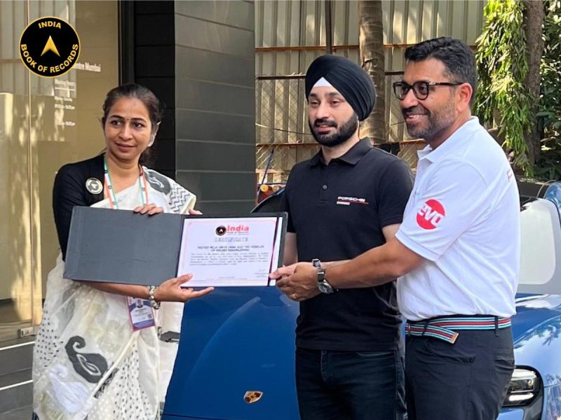 FASTEST EV RELAY RECORD ON INDIAN GOLDEN QUADRILATERAL