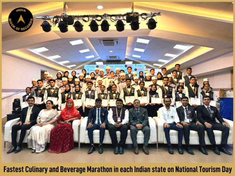 Fastest Culinary and Beverage Marathon in each Indian state on National Tourism Day