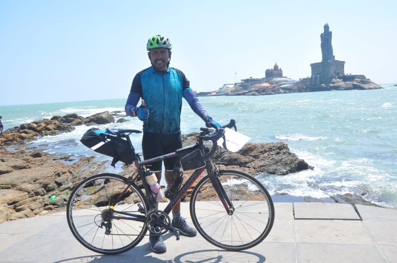Fastest K2K unsupported solo cycling expedition
