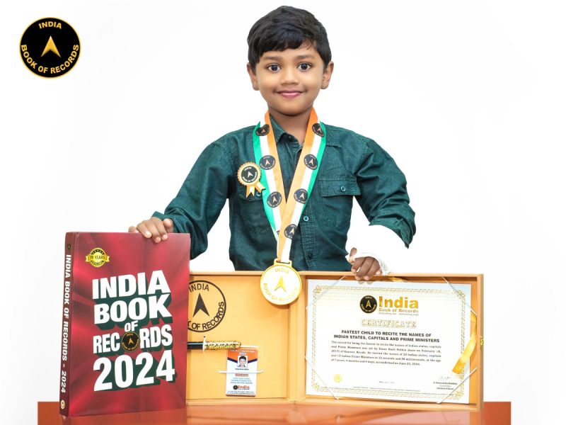 Fastest child to recite the names of Indian states, capitals and Prime Ministers