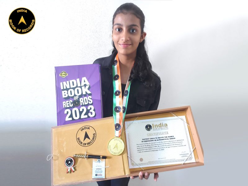 Fastest child to recite the names of dinosaurs in alphabetical order
