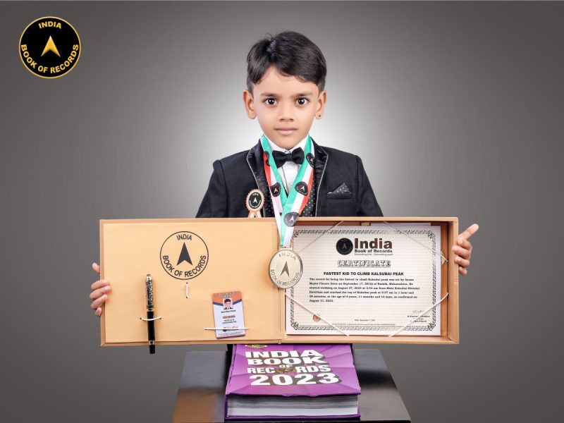 Fastest kid to climb Kalsubai peak
