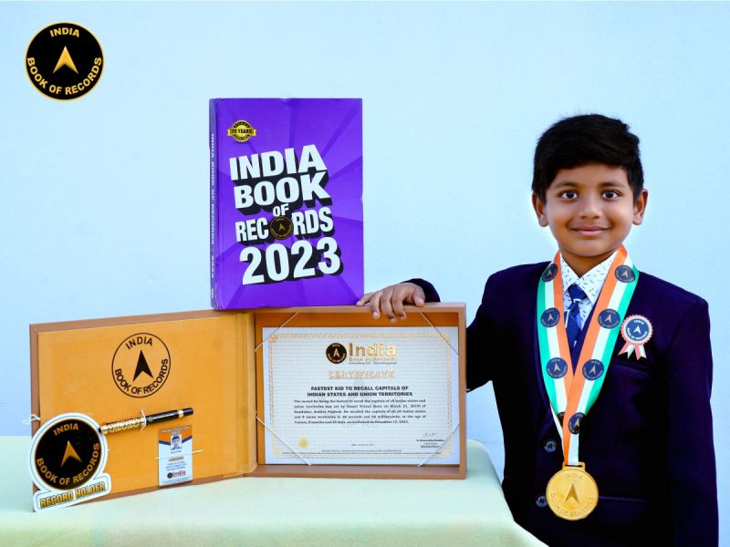 Fastest kid to recall capitals of Indian states and union territories