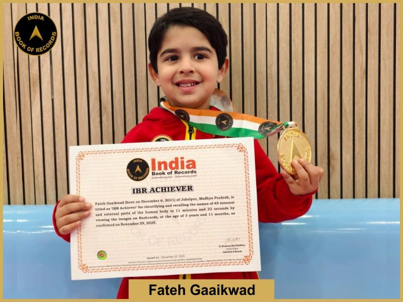 Fateh Gaaikwad - IBR Achiever