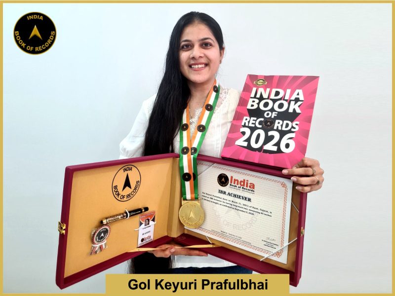 Image of Gol Keyuri Prafulbhai of IBR Achiever Certificate.