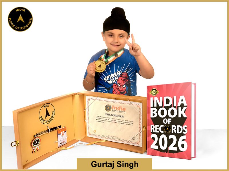 Image of Gurtaj Singh with IBR Achiever certificate.