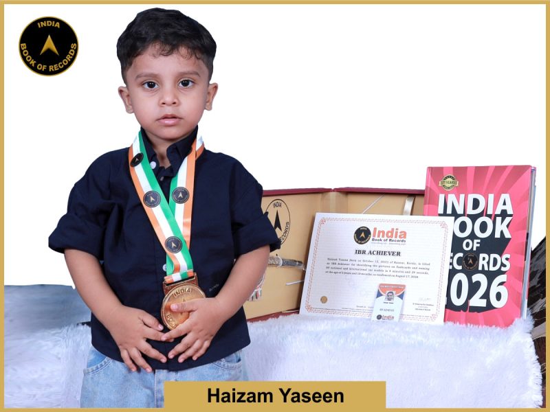 Image of Haizam Yaseen with IBR Achiever Certificate.