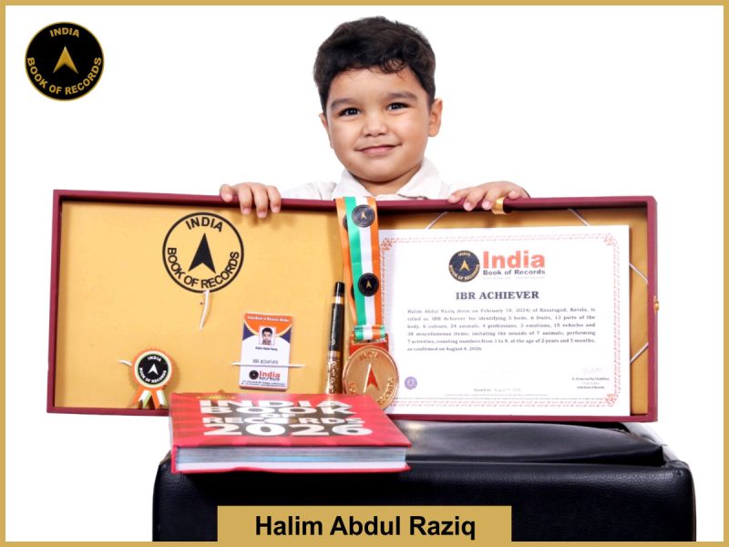 Image of Halim Abdul Raziq with IBR Achiever certificate.
