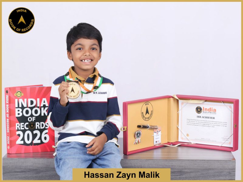 Image of Hassan Zayn Malik with IBR Achiever Certificate.