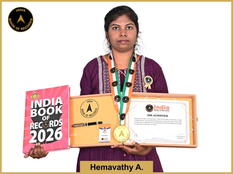 Hemavathy A. - IBR Achiever