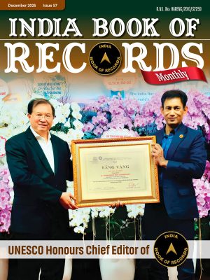 India Book of Records Monthly Magazine 2025 cover