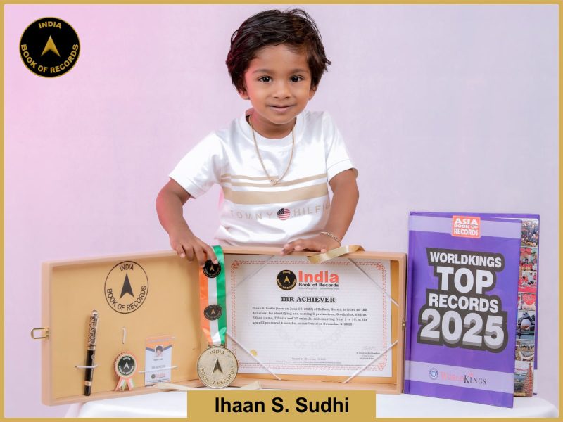 Ihaan S. Sudhi - IBR Achiever