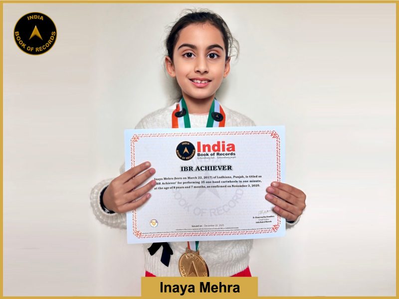 Inaya Mehra - IBR Achiever