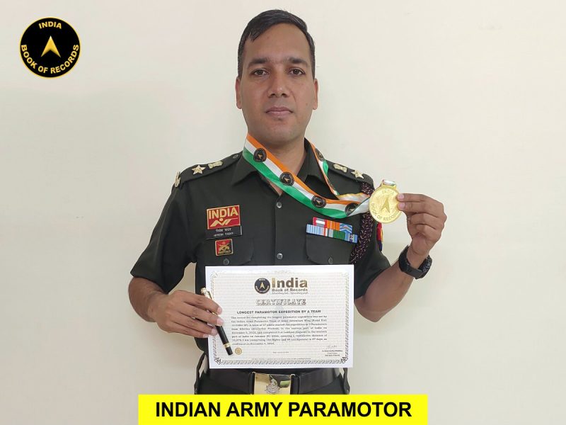 Indian Army Paramotor