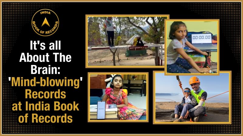 It's all about the brain: 'Mind-blowing' records at India Book of Records