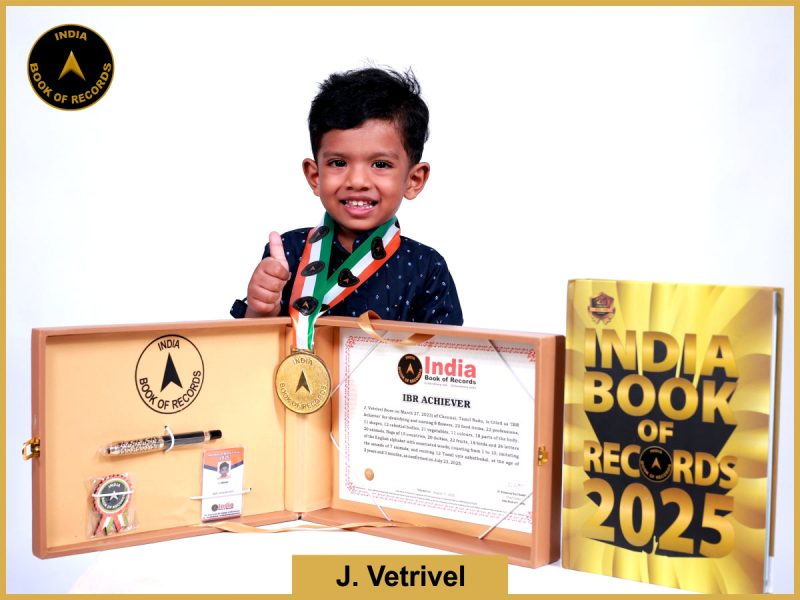 J. Vetrivel - IBR Achiever