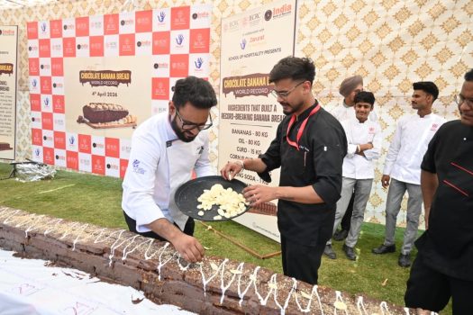 JECRC University Baked a 30-Foot Banana Walnut Bread 3