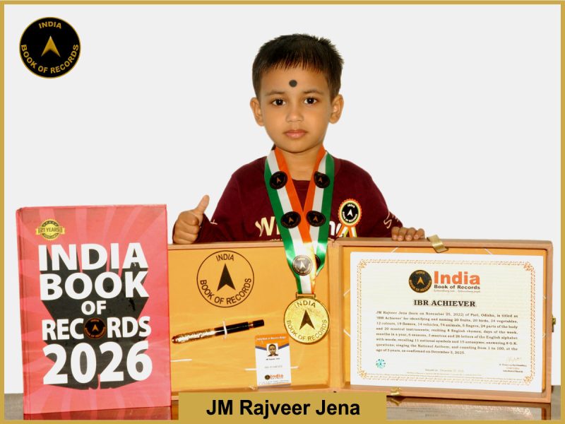 JM Rajveer Jena - IBR Achiever