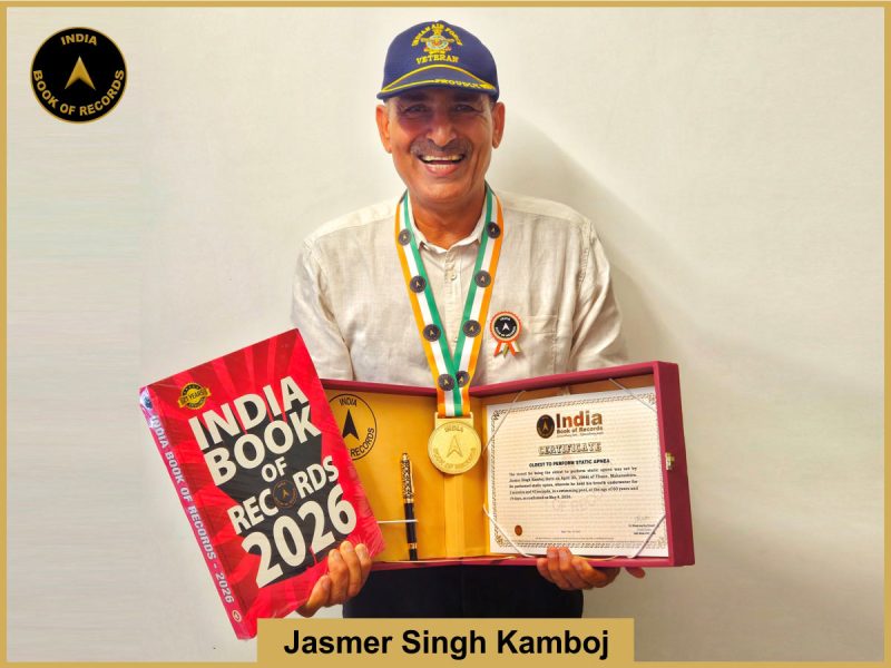 Image of Jasmer Singh Kamboj, Oldest to perform static apnea.