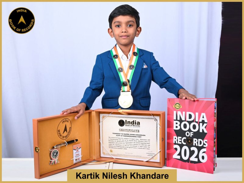 Youngest to rappel down Kokankada cliff at Harishchandra fort