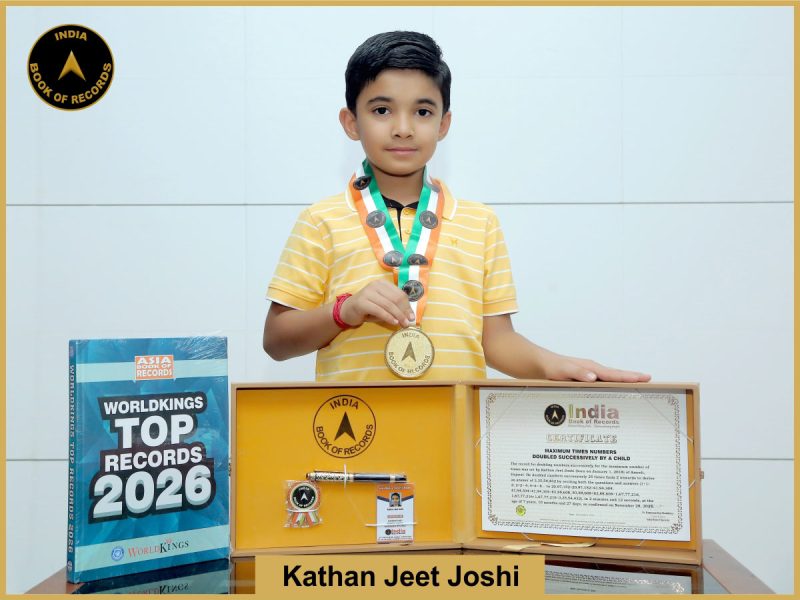 Maximum times numbers doubled successively by a child