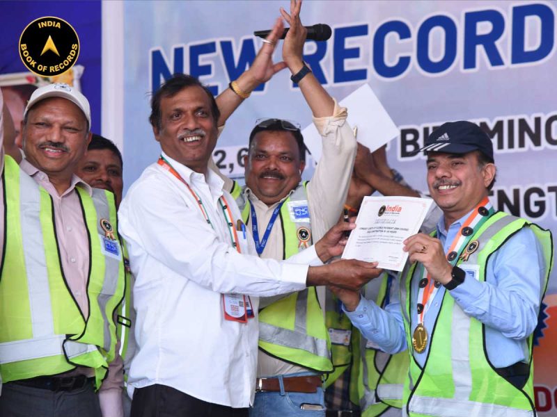 LONGEST-LENGTH-OF-FLEXIBLE-PAVEMENT-(DBM-COURSE)-ROAD-CONSTRUCTION-IN-100-HOURS