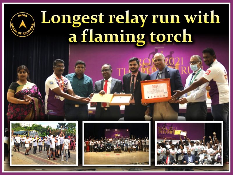 LONGEST RELAY RUN WITH A FLAMING TORCH - IBR