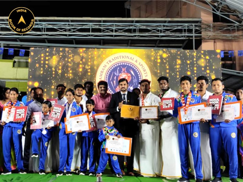 LONGEST SILAMBAM MARATHON BY A GROUP