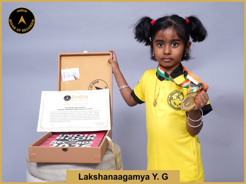 Lakshanaagamya Y G, Maximum Gallantry Award winners identified by a kid.