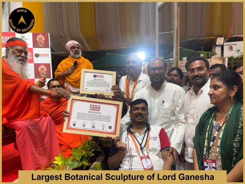 Largest Botanical Sculpture of Lord Ganesha