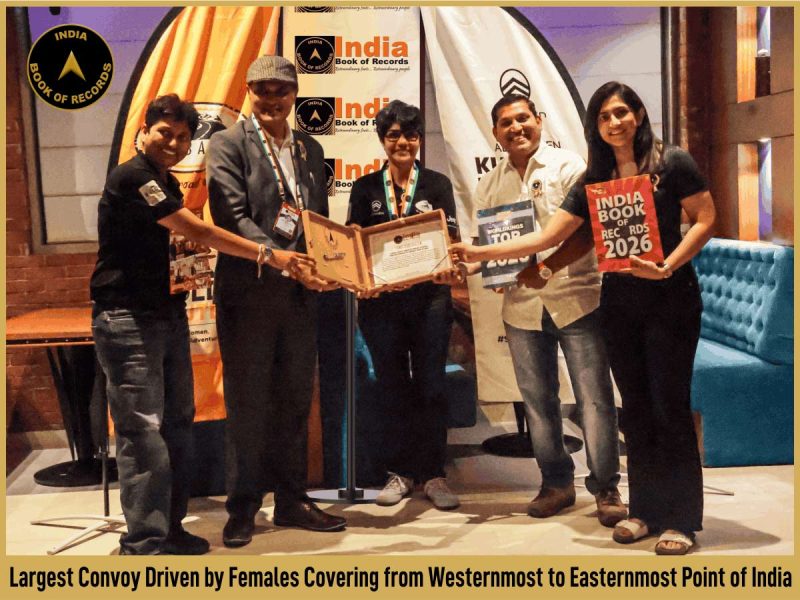Largest Convoy Driven by Females Covering from Westernmost to Easternmost Point of India