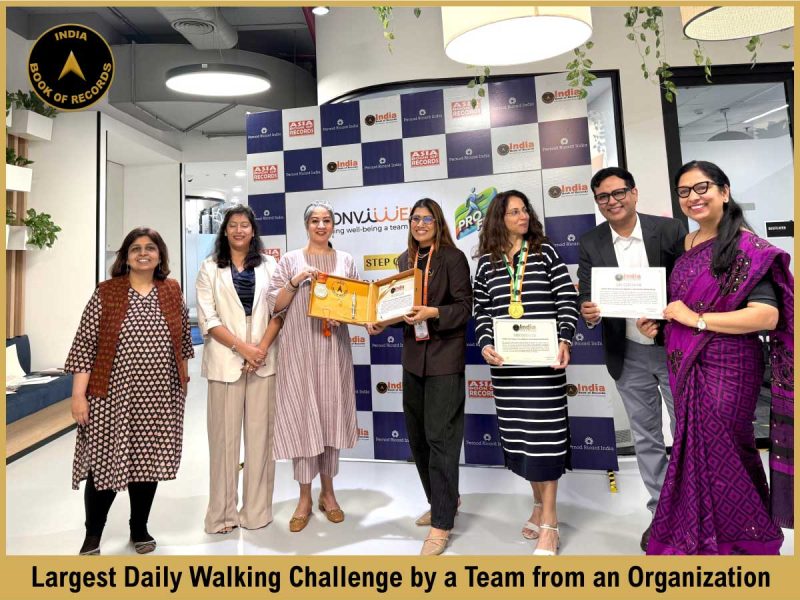 Largest Daily Walking Challenge by a Team from an Organization
