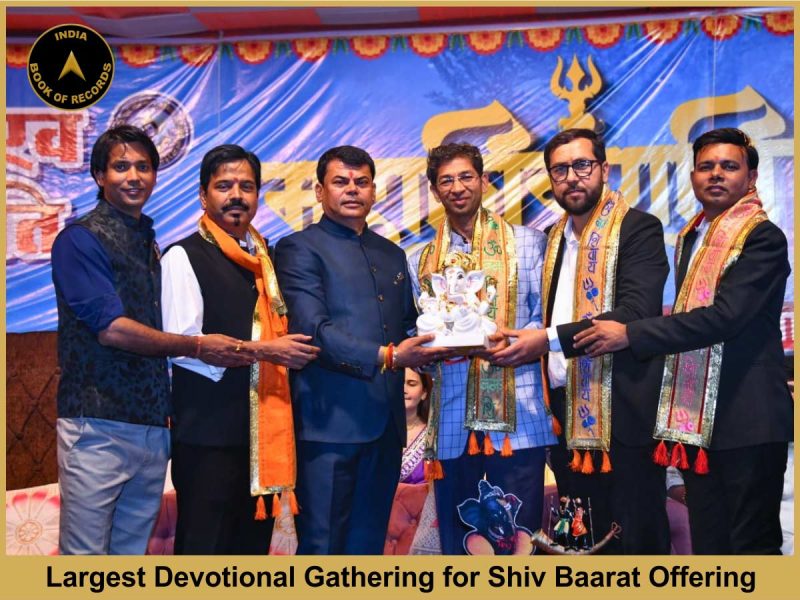 Largest Devotional Gathering for Shiv Baarat Offering
