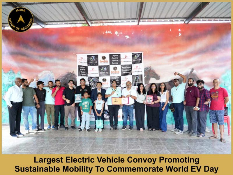 Largest Electric Vehicle Convoy Promoting Sustainable Mobility To Commemorate World EV Day