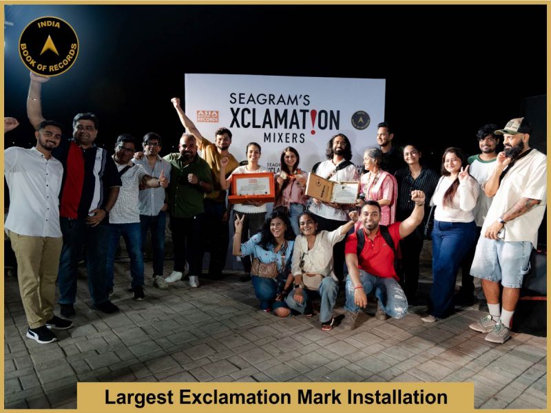 Largest Exclamation Mark Installation